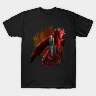 Red Dragon and the Princess T-Shirt